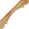 Ekena Millwork 4"W x 38"D x 38"H Olympic Rough Sawn Knee Brace, Western Red Cedar BRC04X38X38OLY00RWR - alternate 2